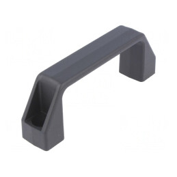 Manetă tehnopolimer neagră 38mm | Electronic-mag.ro | Componente Electronice