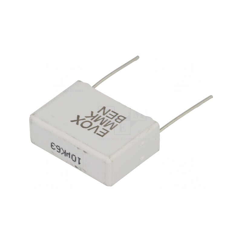 Condensator cu Poliester 10uF 40VAC 63VDC | Electronic-mag.ro | Componente Electronice