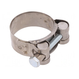 Colier cu șurub oțel cromat 20mm 36-39mm | Electronic-mag.ro | Componente Electronice