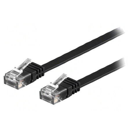 'Cabl patch UTP Cat6 3m Negru' | Electronic-mag.ro | Componente Electronice