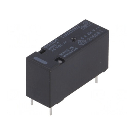 Releu Electromagnetic SPDT 24VDC 8A | Electronic-mag.ro | Componente Electronice