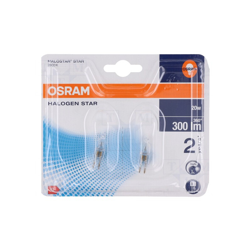 Lampă Halogen 12V 20W G4 300lm Set 2 Buc. | Electronic-mag.ro | Componente Electronice