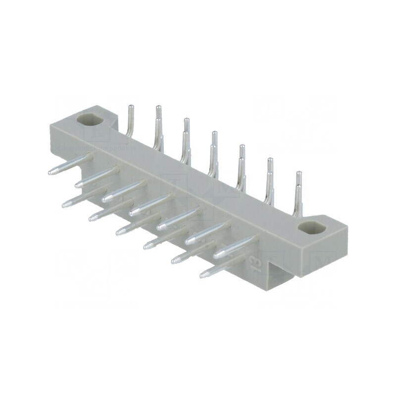 Mufă DIN 13 pini 90° 2,5mm | Electronic-mag.ro | Componente Electronice