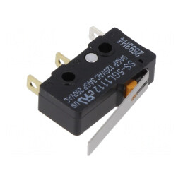 Microîntrerupător cu manetă 5A/250VAC SPST-NC | Electronic-mag.ro | Componente Electronice