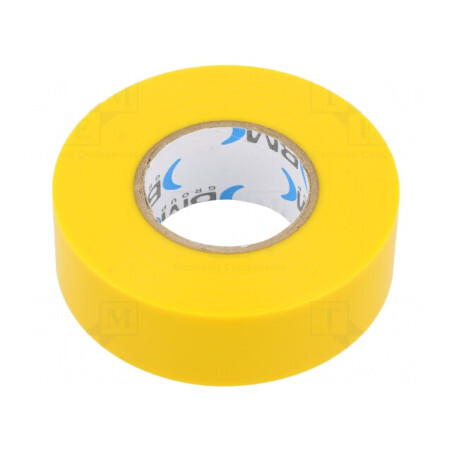 Bandă Electroizolantă Galbenă 25mm x 25m | Electronic-mag.ro | Componente Electronice
