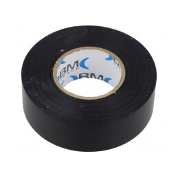 Bandă Electroizolantă Neagră 25mm x 25m | Electronic-mag.ro | Componente Electronice