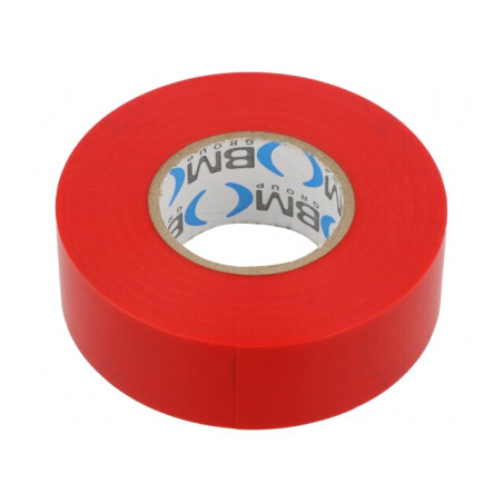 Bandă Electroizolantă Roșie 25mm x 25m | Electronic-mag.ro | Componente Electronice