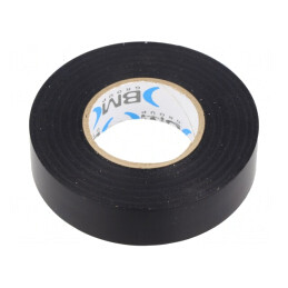 Bandă electroizolantă neagră 19mm x 20m | Electronic-mag.ro | Componente Electronice