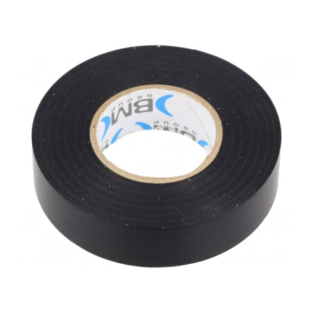Bandă electroizolantă neagră 19mm x 20m | Electronic-mag.ro | Componente Electronice