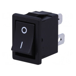 Întrerupător Basculant ON-OFF Negru 6A/250V fără Corp | Electronic-mag.ro | Componente Electronice