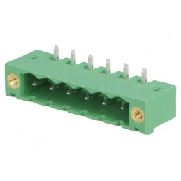 Regletă de Conexiuni 5,08mm 6 Piste Soclu Tată | Electronic-mag.ro | Componente Electronice