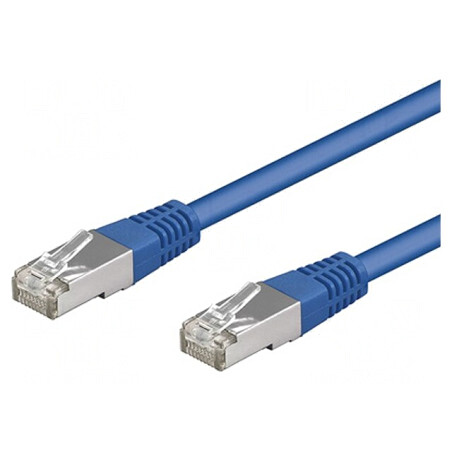 Patch Cord Ethernet 5m Albastru 5e SF/UTP PVC | Electronic-mag.ro | Componente Electronice