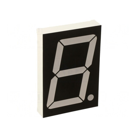 Afișaj LED 7 Segmente 56.8mm Verde | Electronic-mag.ro | Componente Electronice