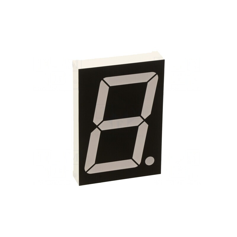 Afișaj LED cu 7 Segmente 56,8mm Verde | Electronic-mag.ro | Componente Electronice