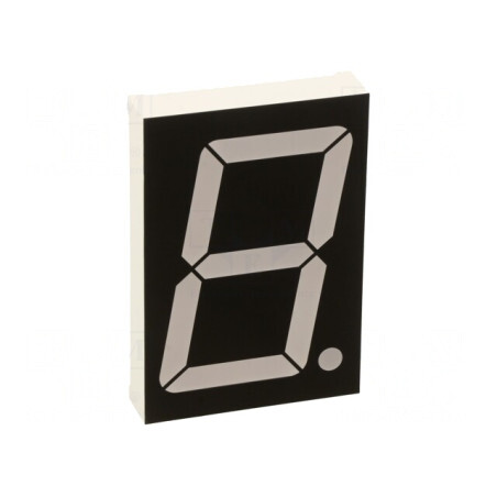 Afișaj LED cu 7 Segmente 56,8mm Verde | Electronic-mag.ro | Componente Electronice