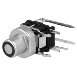 Comutator tastatură cu LED argintiu 12V | Electronic-mag.ro | Componente Electronice