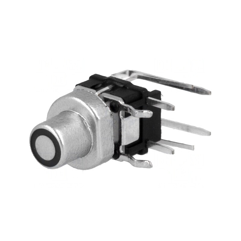 Comutator tastatură cu LED argintiu 12V | Electronic-mag.ro | Componente Electronice