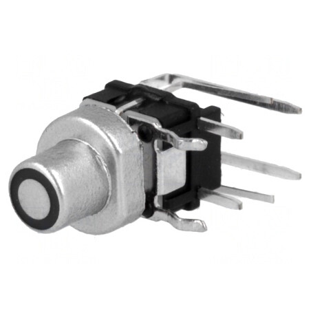 Comutator tastatură cu LED argintiu 12V | Electronic-mag.ro | Componente Electronice