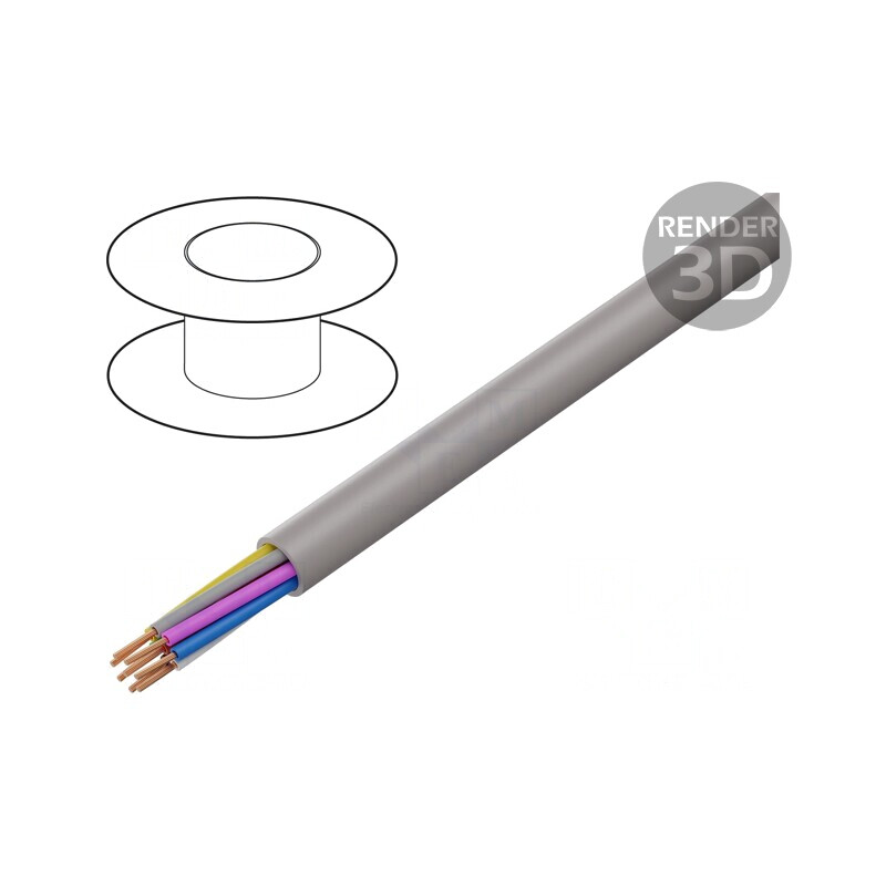 Cablu UNITRONIC LiHH 8x0,25mm2 60V Cu | Electronic-mag.ro | Componente Electronice