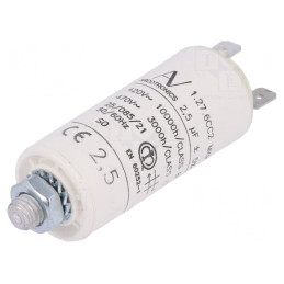 Condensator pentru motoare 2,5uF 420VAC | Electronic-mag.ro | Componente Electronice