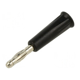 Mufă Banană 4mm 36A Neagră Nichelată | Electronic-mag.ro | Componente Electronice