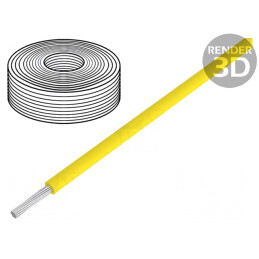Cablu PVC Galben 0,04mm2 10m 60V | Electronic-mag.ro | Componente Electronice