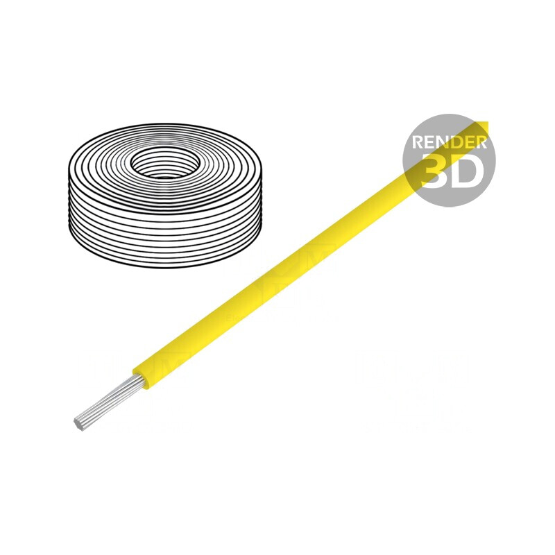 Cablu PVC Galben 0,04mm2 10m 60V | Electronic-mag.ro | Componente Electronice Cablu PVC Galben 0,04mm2 10m 60V | Electronic-mag.ro | Componente Electronice