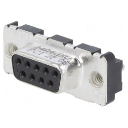 Soclu D-Sub 9-Pin Mamă 90° pentru Panou 5A | Electronic-mag.ro | Componente Electronice