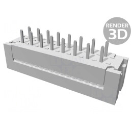 Adaptor IDC 16 PIN pentru cablu-bandă 1,27mm | Electronic-mag.ro | Componente Electronice