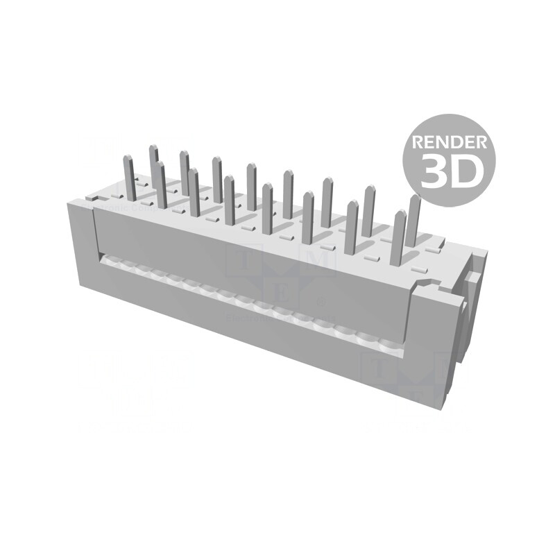 Adaptor IDC 16 PIN pentru cablu-bandă 1,27mm | Electronic-mag.ro | Componente Electronice