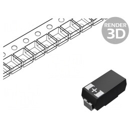 Condensator tantal-polimer 220uF 10V SMD