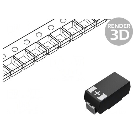 Condensator tantal-polimer 220uF 10V SMD | Electronic-mag.ro | Componente Electronice