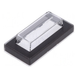 Capac Dreptunghiular IP64 37x19,2x11mm PVC | Electronic-mag.ro | Componente Electronice