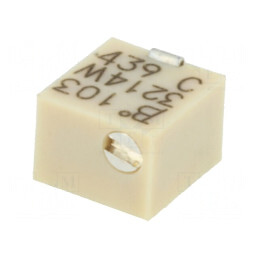 Potentiometru Multitura 10kΩ 250mW SMD Vertical | Electronic-mag.ro | Componente Electronice