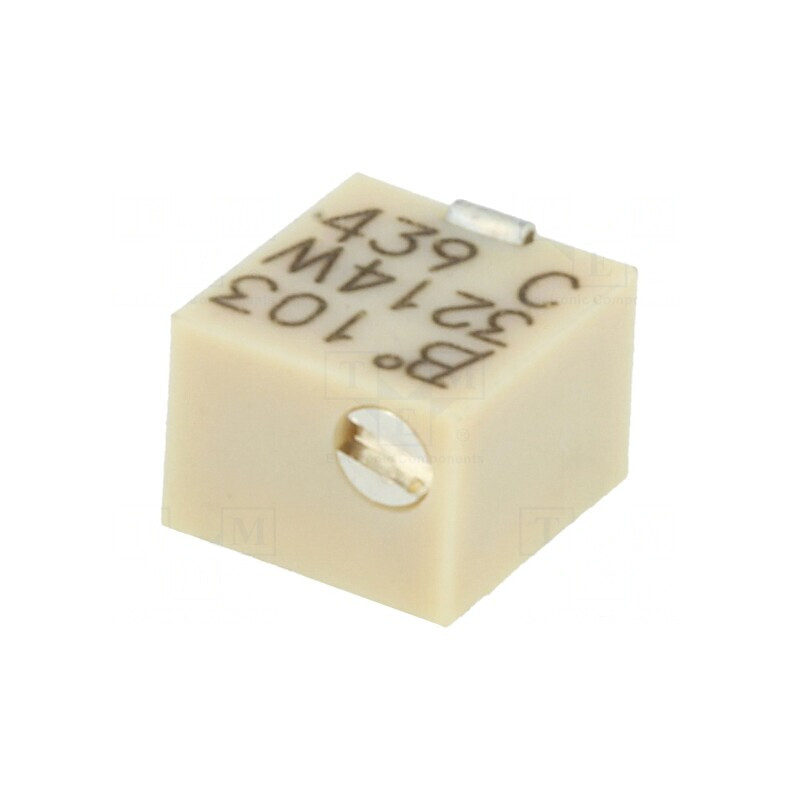 Potentiometru Multitura 10kΩ 250mW SMD Vertical | Electronic-mag.ro | Componente Electronice