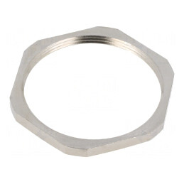 Piuliță PG42 alamă nichel 60mm | Electronic-mag.ro | Componente Electronice