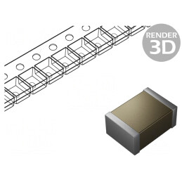 Condensator Ceramic SMD 100pF 3kV 1812