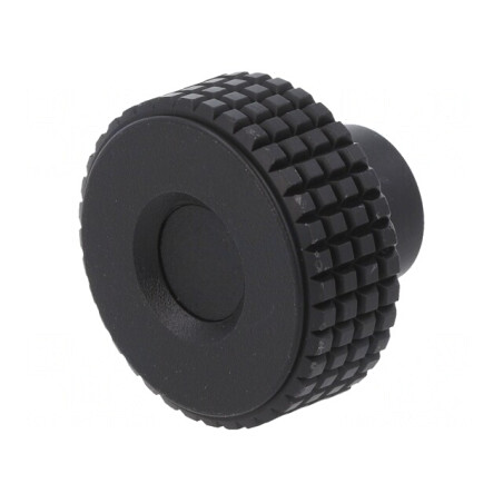 Buton de Reglare Negru Ø31mm Filet M5 | Electronic-mag.ro | Componente Electronice