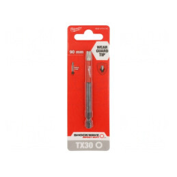 Capăt de șurubelniță TX30 90mm cu impact | Electronic-mag.ro | Componente Electronice