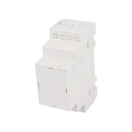 Carcasă pentru șină DIN 90x35x65mm ABS gri UL94V-0 | Electronic-mag.ro | Componente Electronice