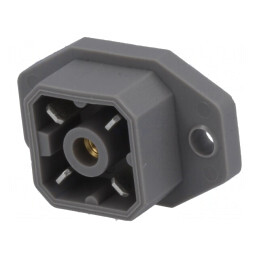 Conector Dreptunghiular G 4-Pin IP65 Cositorit | Electronic-mag.ro | Componente Electronice
