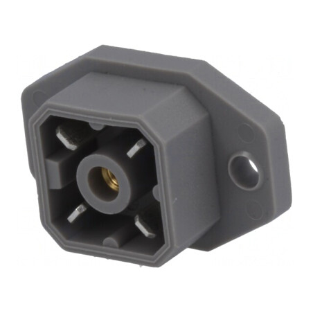 Conector Dreptunghiular G 4-Pin IP65 Cositorit | Electronic-mag.ro | Componente Electronice