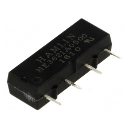 Releu Senzor Reed SPST-NO 5VDC 500mA 200VDC 10W | Electronic-mag.ro | Componente Electronice