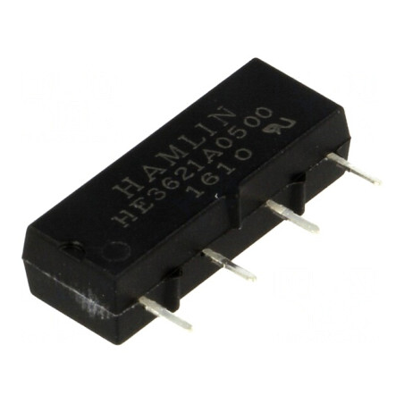 Releu Senzor Reed SPST-NO 5VDC 500mA 200VDC 10W | Electronic-mag.ro | Componente Electronice