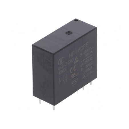 Releu Electromagnetic DPST-NO 48VDC 10A 250VAC | Electronic-mag.ro | Componente Electronice
