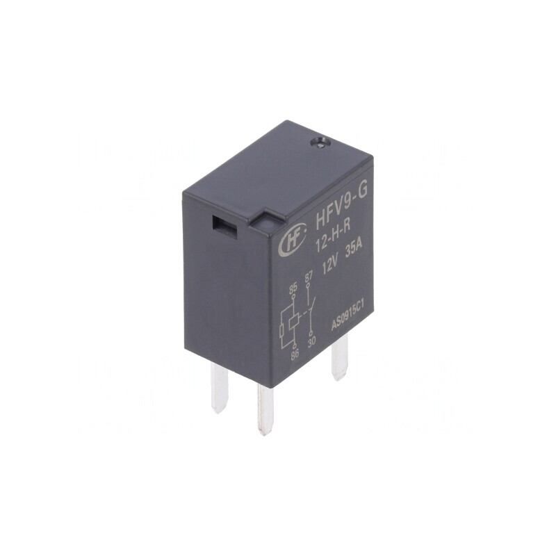Releu electromagnetic 12VDC 35A cu soclu | Electronic-mag.ro | Componente Electronice