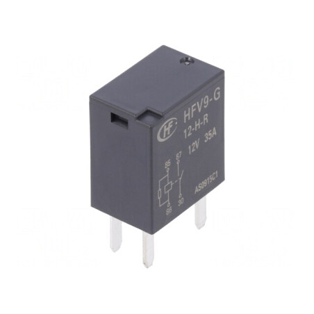 Releu electromagnetic 12VDC 35A cu soclu | Electronic-mag.ro | Componente Electronice