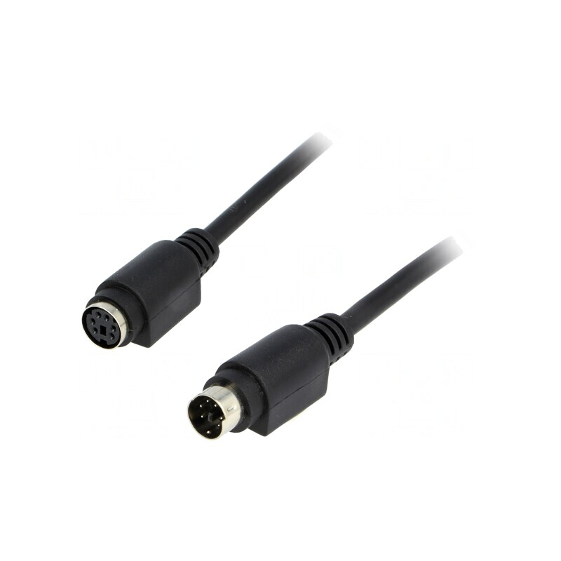 Cablu PS/2 Negru 3m | Electronic-mag.ro | Componente Electronice