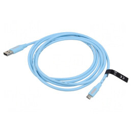 Cablu USB 2.0 USB-A la Micro-USB 2m 2A | Electronic-mag.ro | Componente Electronice