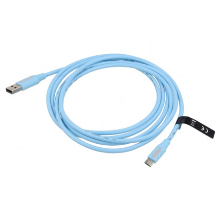 Cablu USB 2.0 USB-A la Micro-USB 2m 2A | Electronic-mag.ro | Componente Electronice